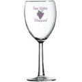 8 1/2 Oz. Noblesse Wine Glass with Hex Stem (Screen Printed)